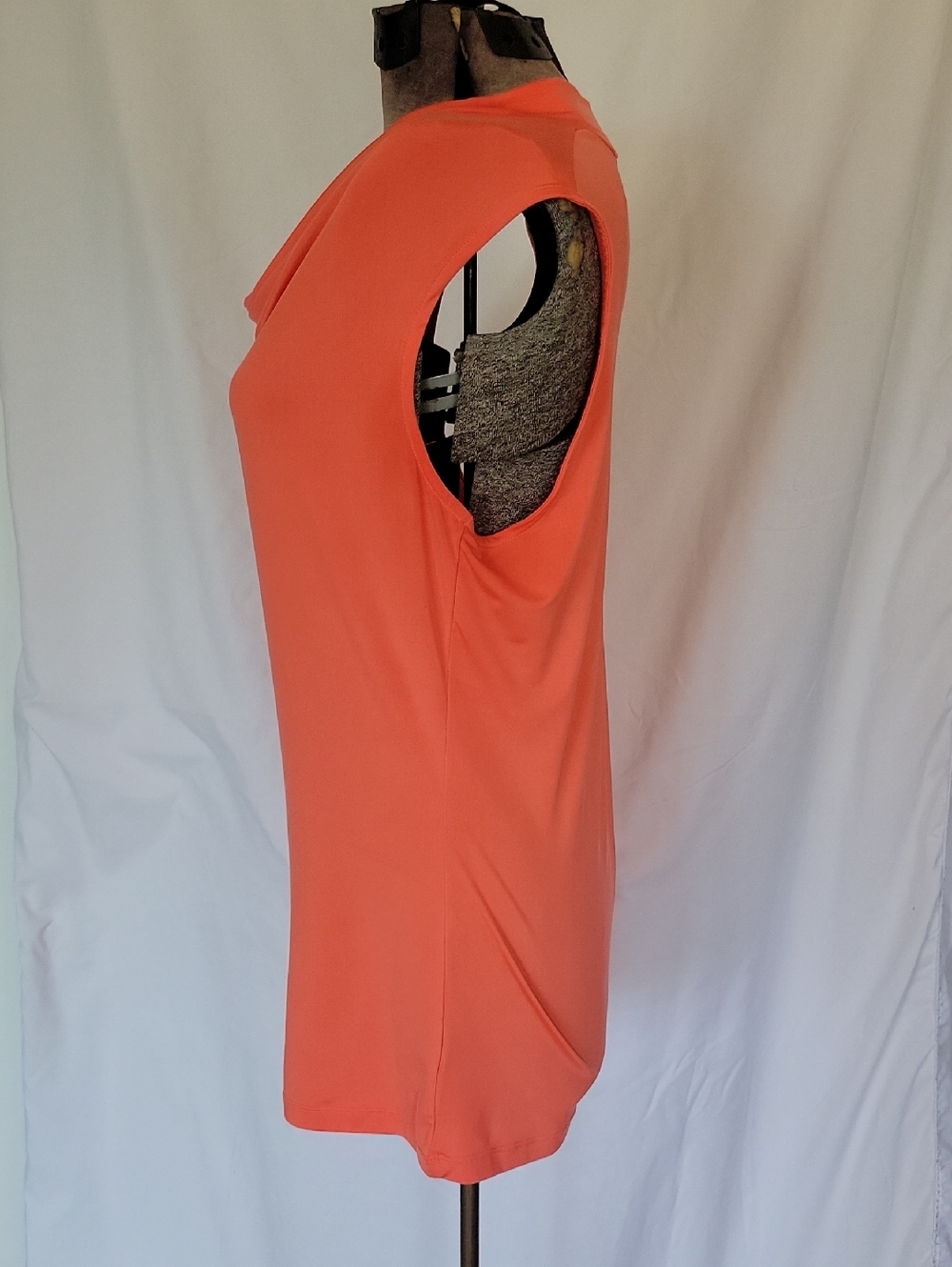 Worthington Sleeveless Top Medium Orange - Picture 3 of 8